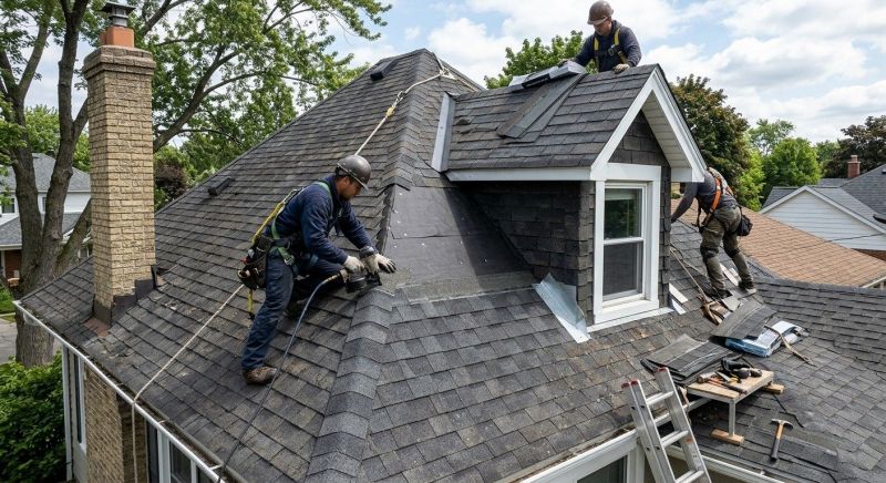 A Frame Roof Repair in Medina County, OH