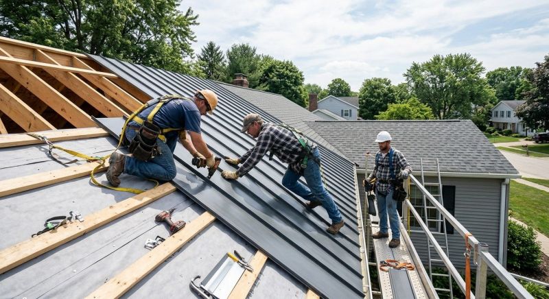 Aluminum Roof Installation in Elyria, OH