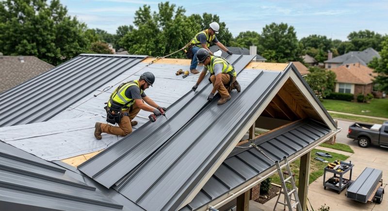 Aluminum Roof Installation in Olmsted Falls, OH