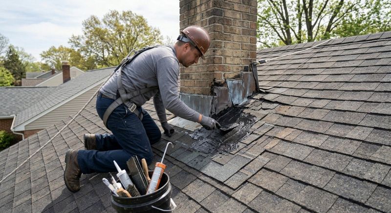 Asphalt Roof Leak Repair in North Olmsted, OH