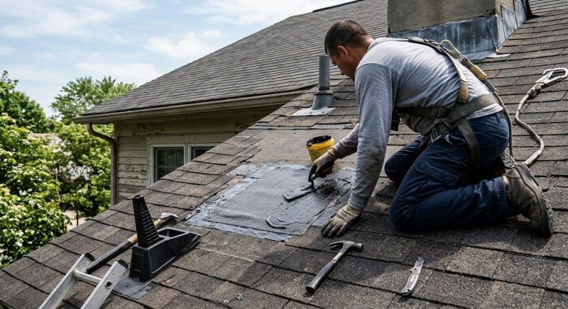 Asphalt Roof Leak Repair in North Olmsted, OH