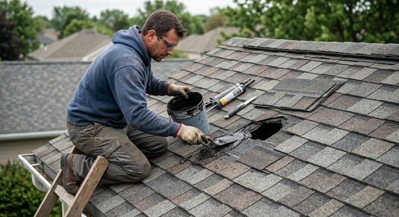 Asphalt Roof Leak Repair in Wellington, OH
