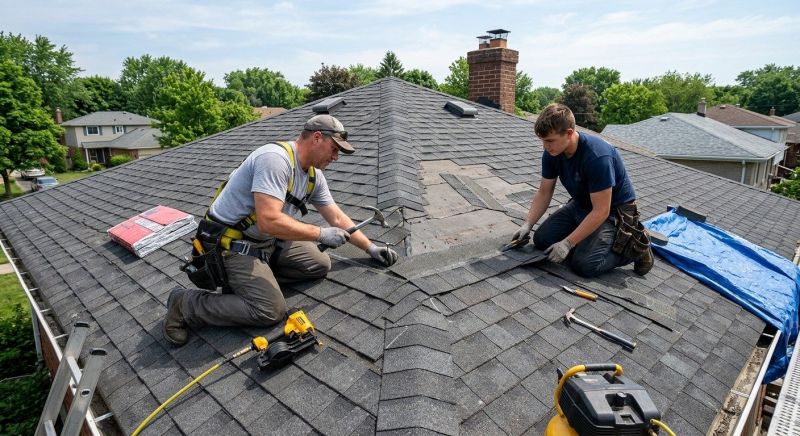 Asphalt Roof Repair in Berea, OH