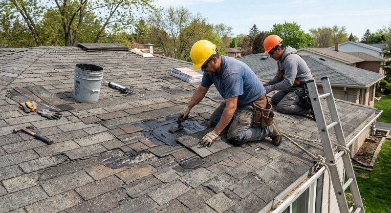 Asphalt Roof Repair in Twinsburg, OH