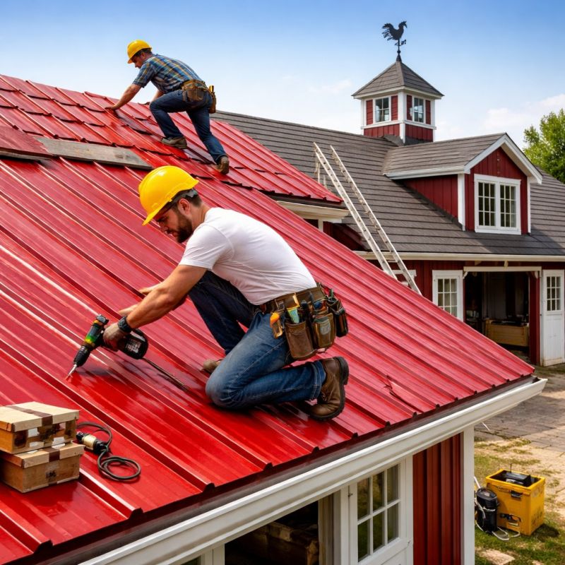Barn Roof Installation in Medina County, OH