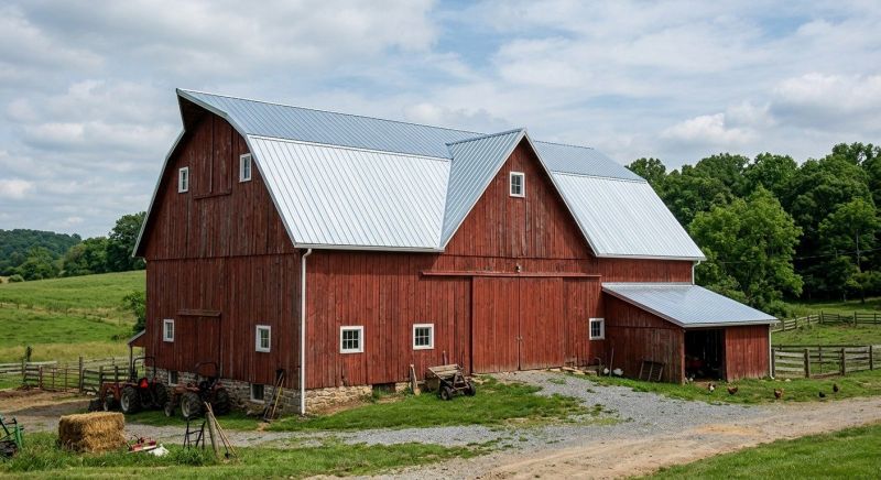 Barn Roof Replacement in Akron, OH