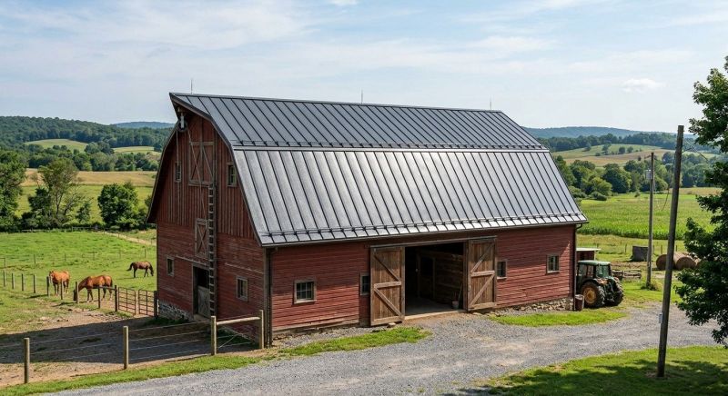 Barn Roof Replacement in Akron, OH