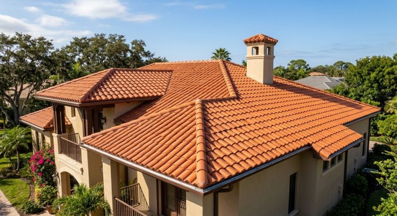 Barrel Tile Roof Installation in Medina County, OH