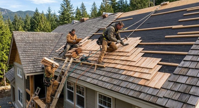 Cedar Roof Installation in Akron, OH