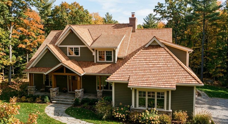 Cedar Roof Installation in Avon, OH
