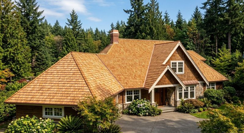 Cedar Roof Installation in Brecksville, OH