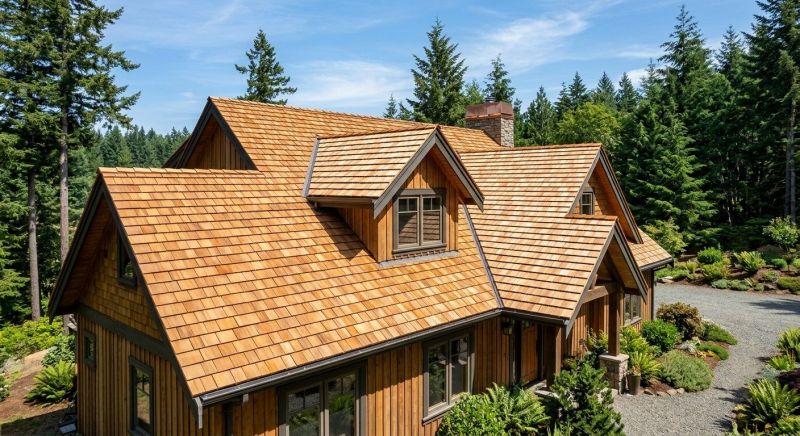 Cedar Roof Installation in Stow, OH