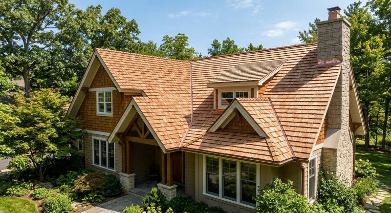 Cedar Shake Roof Construction in Olmsted Falls, OH