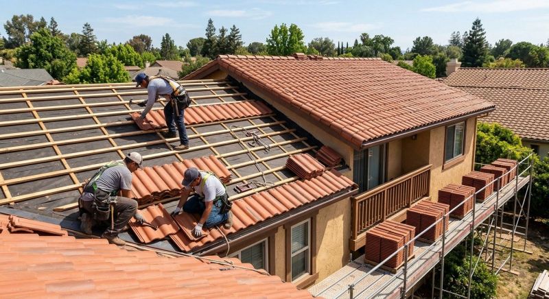 Clay Roof Installation in Wellington, OH