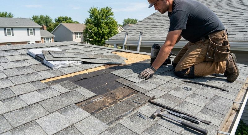 Composite Roof Repair in Medina County, OH