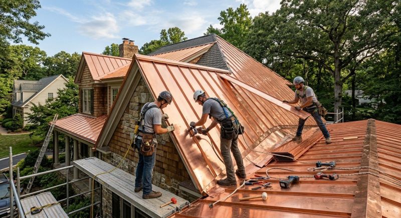 Copper Roof Installation in Medina County, OH
