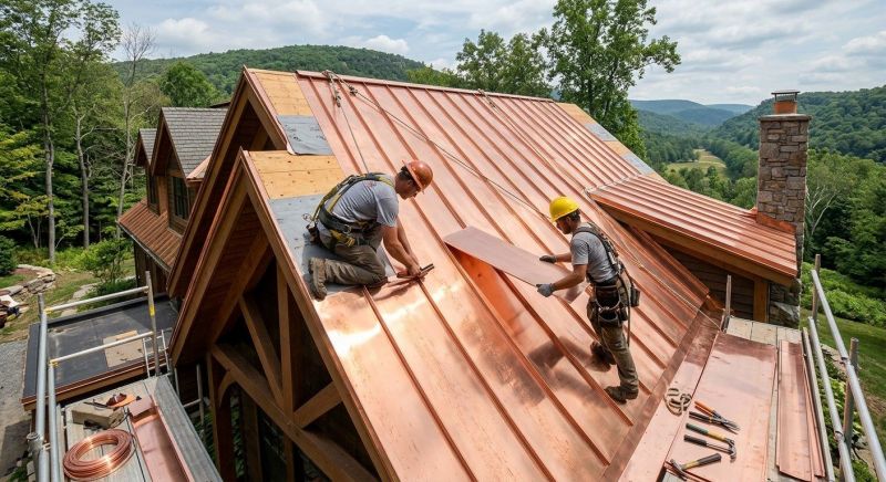 Copper Roof Installation in Medina County, OH