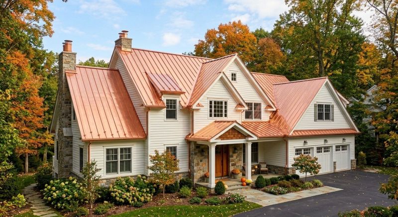 Copper Roof Replacement in Medina County, OH