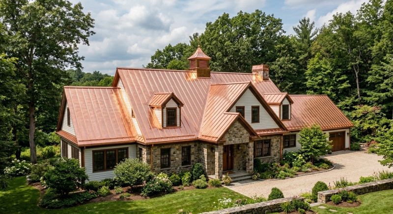 Copper Roof Replacement in Medina County, OH