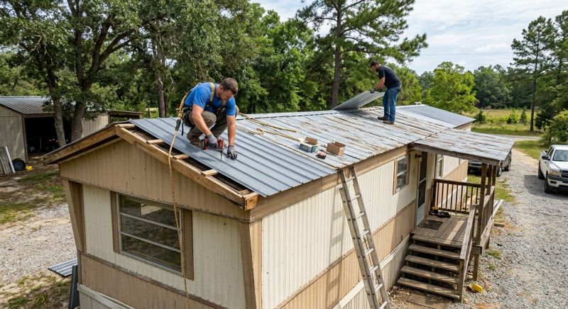 Corrugated Roof Repair in Columbia Station, OH