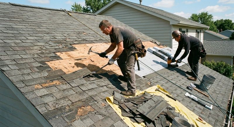 Damaged Roof Repair in Canal Fulton, OH