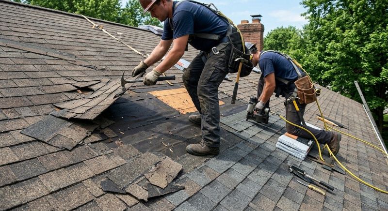 Damaged Roof Repair in Rittman, OH