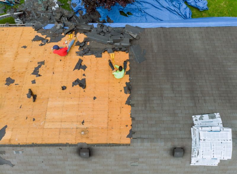 Damaged Roof Replacement in Summit County, OH