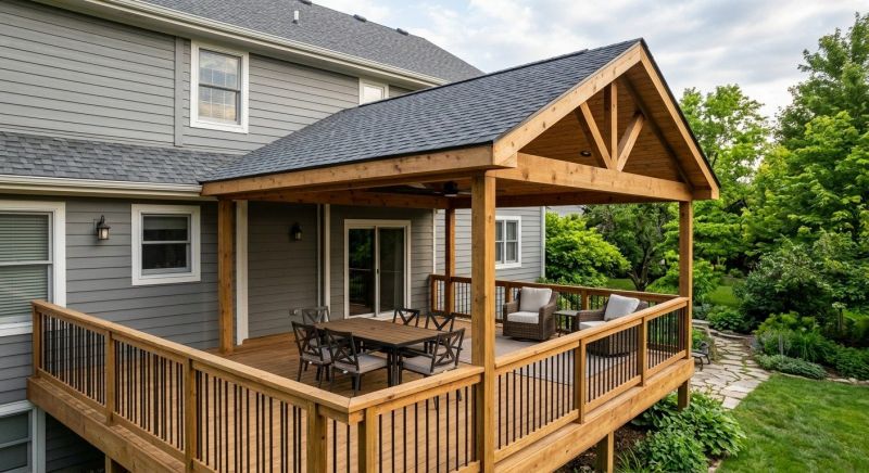 Deck Roof Construction in Medina County, OH