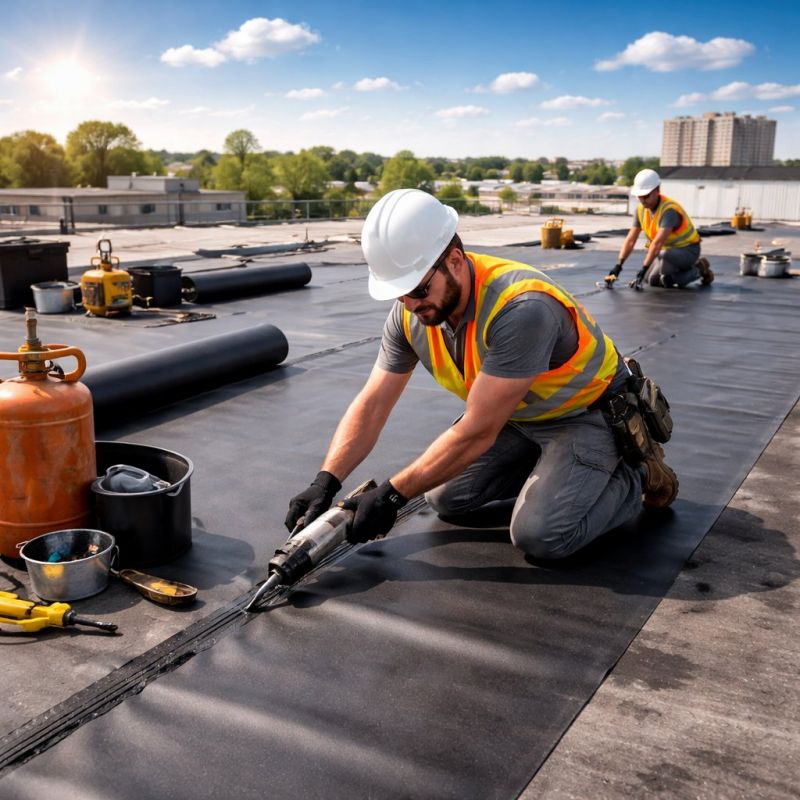Epdm Roof Installation in Macedonia, OH