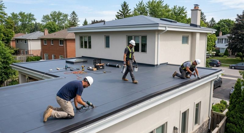 Flat Roof Installation in Valley City, OH