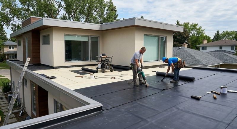 Flat Roof Installation in Westlake, OH