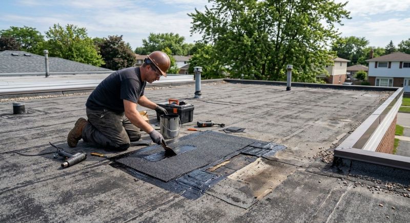 Flat Roof Leak Repair in Medina County, OH