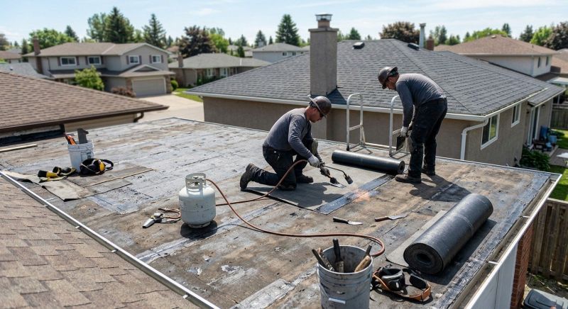 Flat Roof Repair in Cuyahoga County, OH