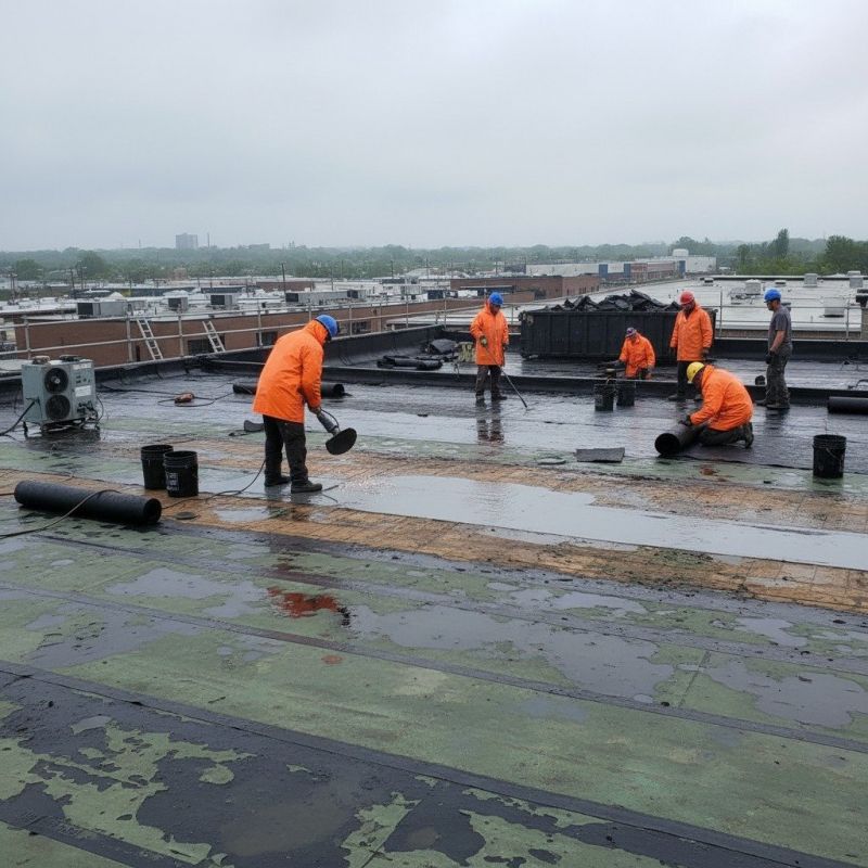 Flat Roof Repair in Tallmadge, OH