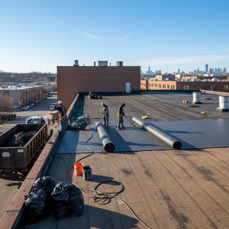 Flat Roof Replacement in Barberton, OH
