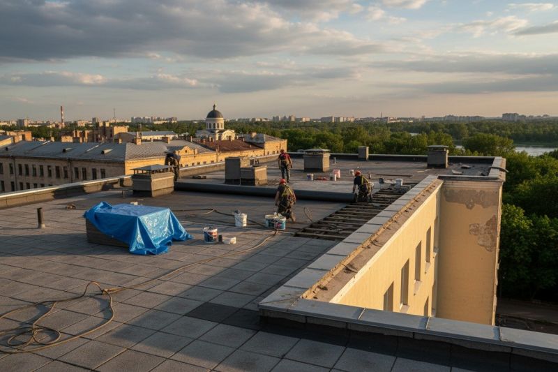 Flat Roof Replacement in Cuyahoga County, OH