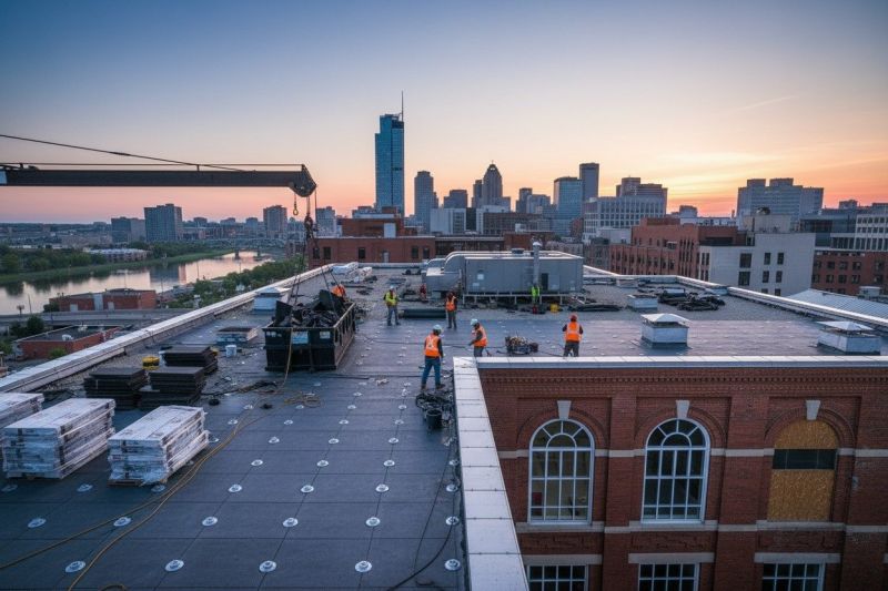 Flat Roof Replacement in Cuyahoga County, OH