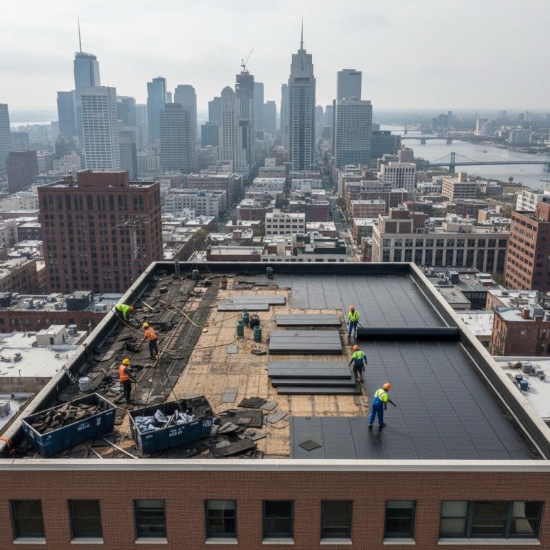 Flat Roof Replacement in Hudson, OH