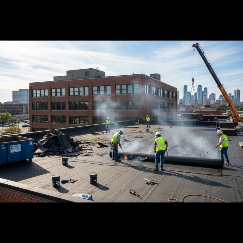 Flat Roof Replacement in Northfield, OH