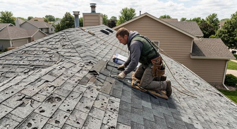 Hail Damage Roof Repair in Berea, OH
