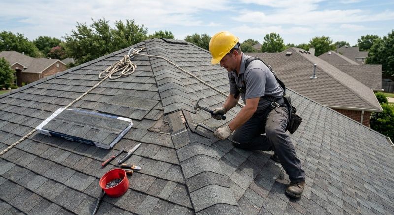 Hip Roof Shingle Repair in Medina County, OH