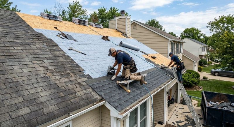 Hip Roof Shingle Replacement in Medina County, OH