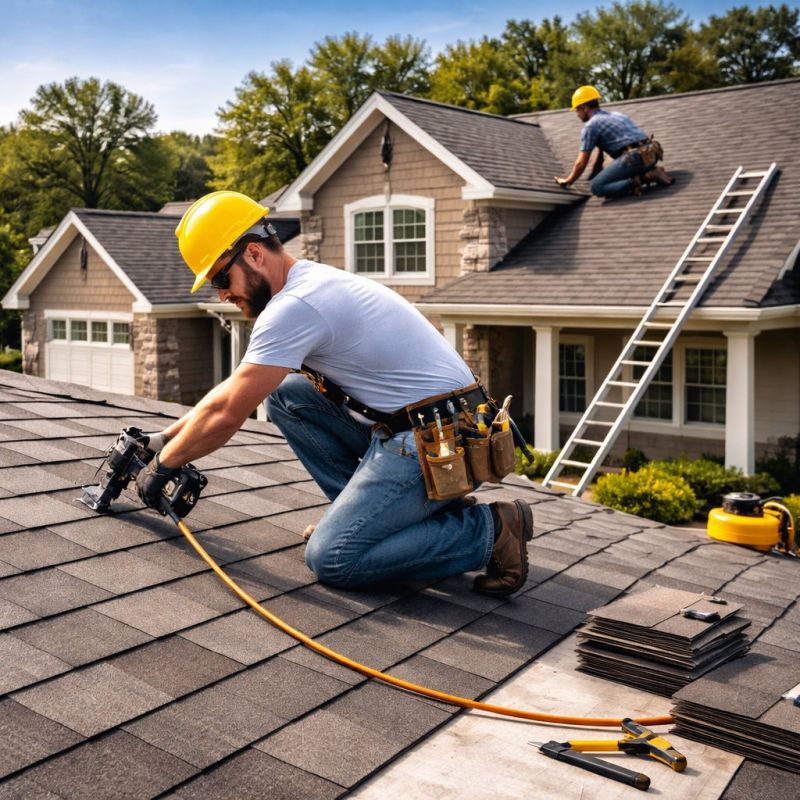 House Roof Installation in Cuyahoga Falls, OH