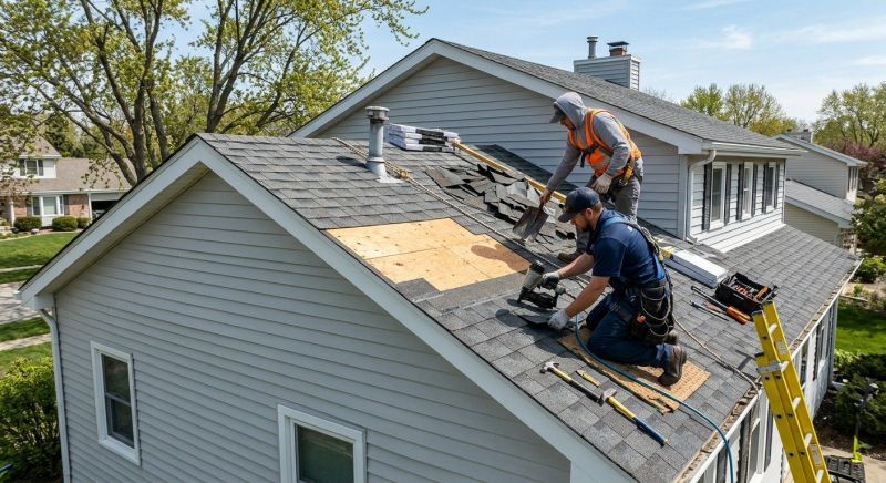 House Roof Repair in Bedford, OH