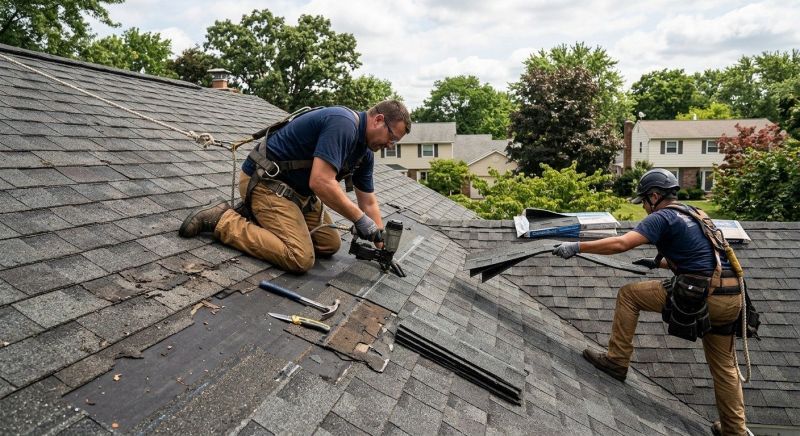 House Roof Repair in Medina, OH