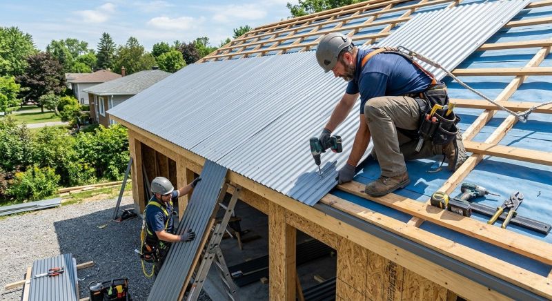 Metal Roof Installation in Columbia Station, OH