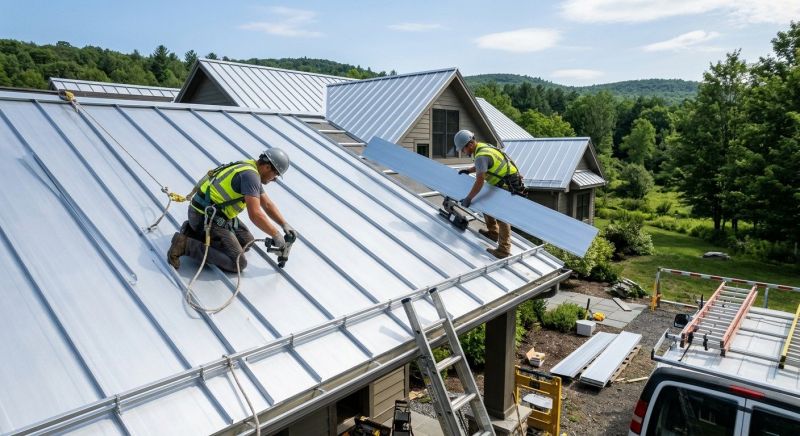 Metal Roof Installation in Columbia Station, OH