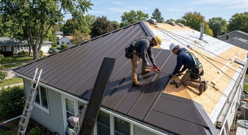 Metal Roof Installation in Stow, OH