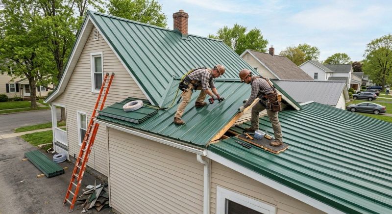 Metal Roof Repair in Stow, OH