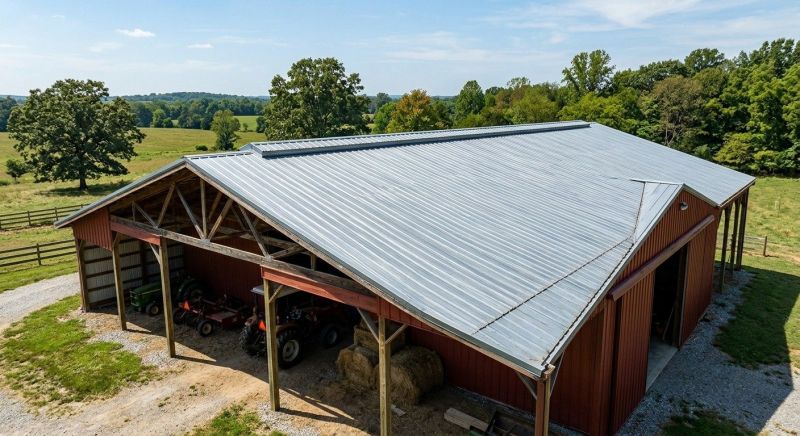Pole Barn Roof Repair in Medina County, OH